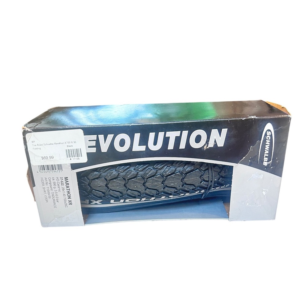 Schwalbe Marathon‎ XR Evolution Folding Tire 700x35C 28x1.40 37-622 Black New